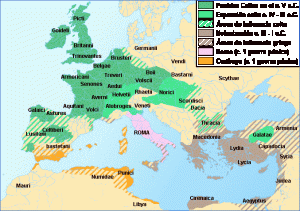 mapa celta